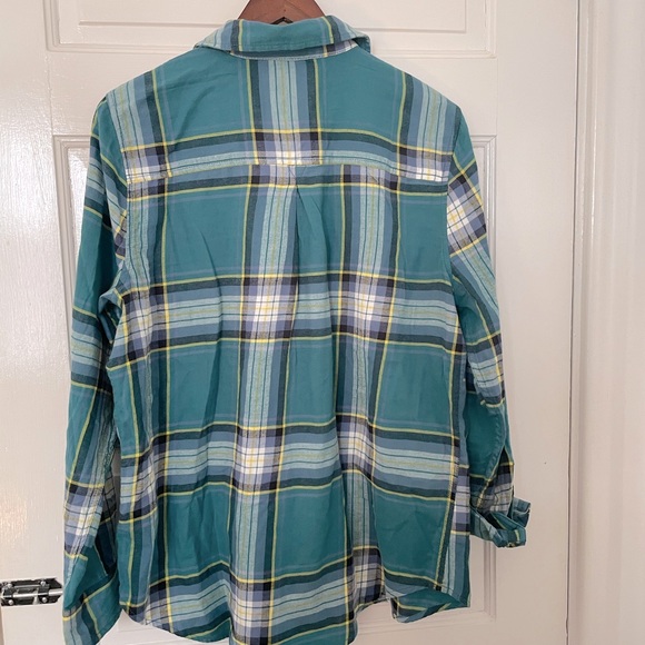 Womens So Button Front Flannel - Picture 2 of 5